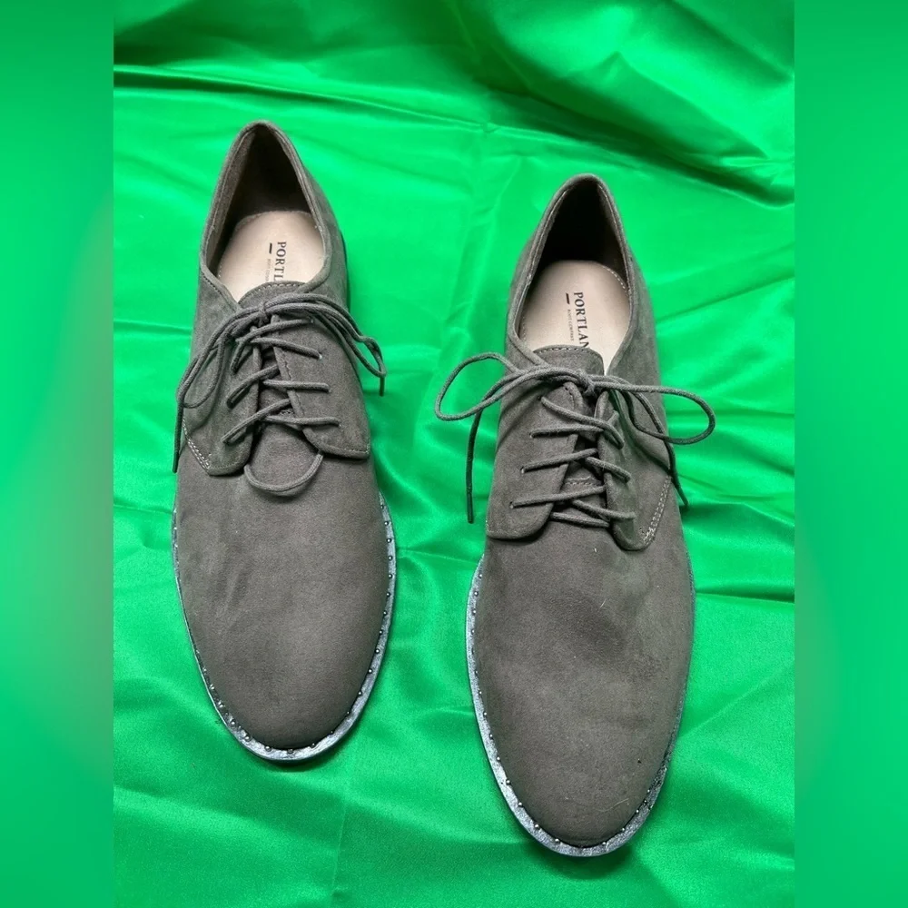 Brown Portland Mens Dress Shoes 9 1/2 suede (MB1)